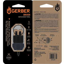 Gerber Gear Driver Keychain 5-in-1 EDC Multitool