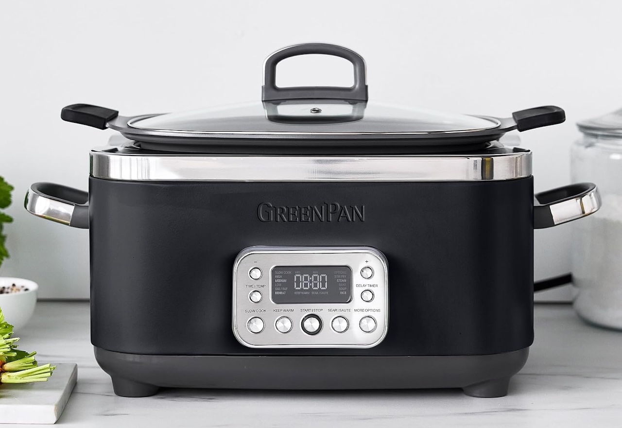 GreenPan Elite 14-in-1 Nonstick 6QT Electric Slow Cooker 4