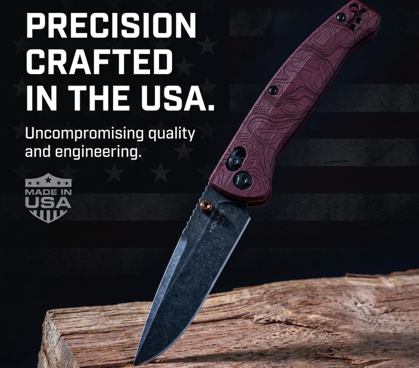 Hogue Elemental Mysto 3.4 inch Clip Point Manual Folder