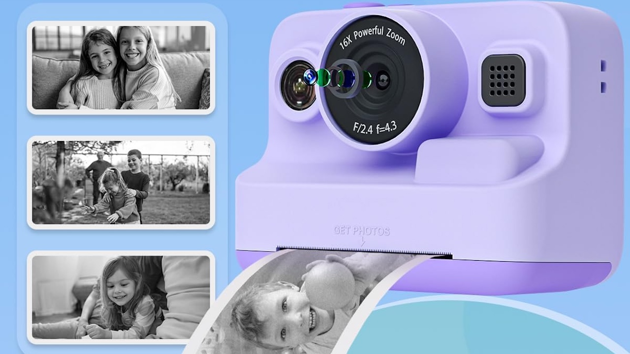Instant Print Camera for Kids