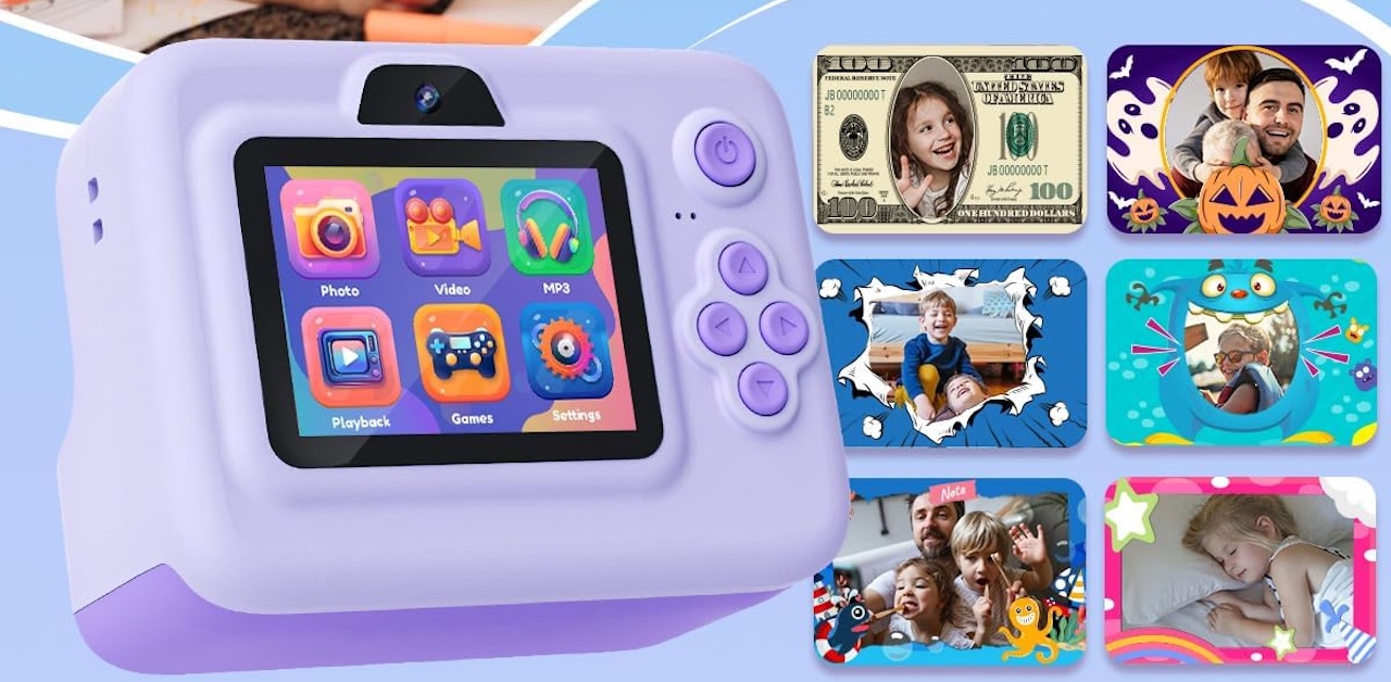Instant Print Camera for Kids