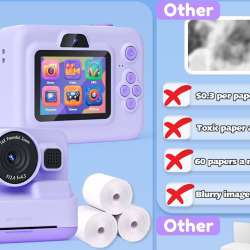 Instant Print Camera for Kids