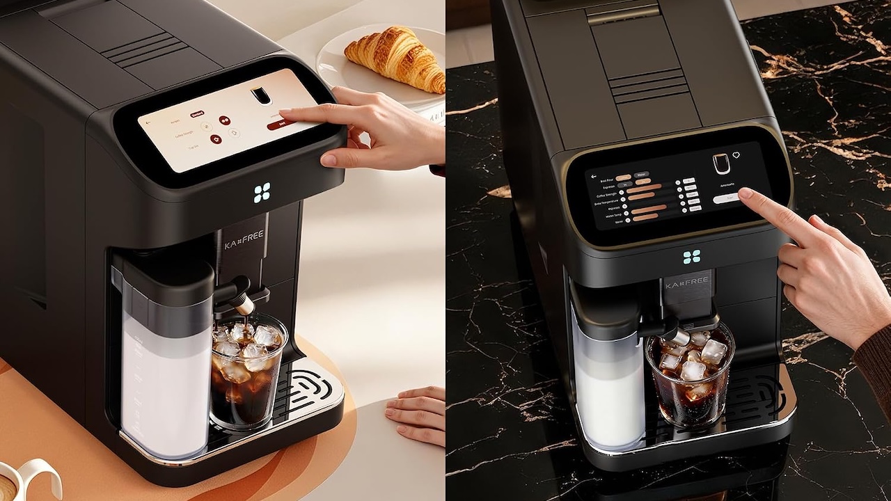 Kaxfree SF1 Max Fully Automatic Espresso Machine with Grinder & Frother