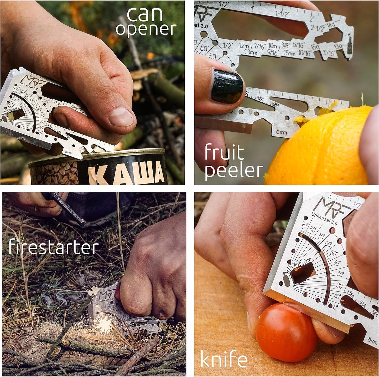 MRF Card Multitools Universal 3.0-60+ Tools Credit Card Multitool