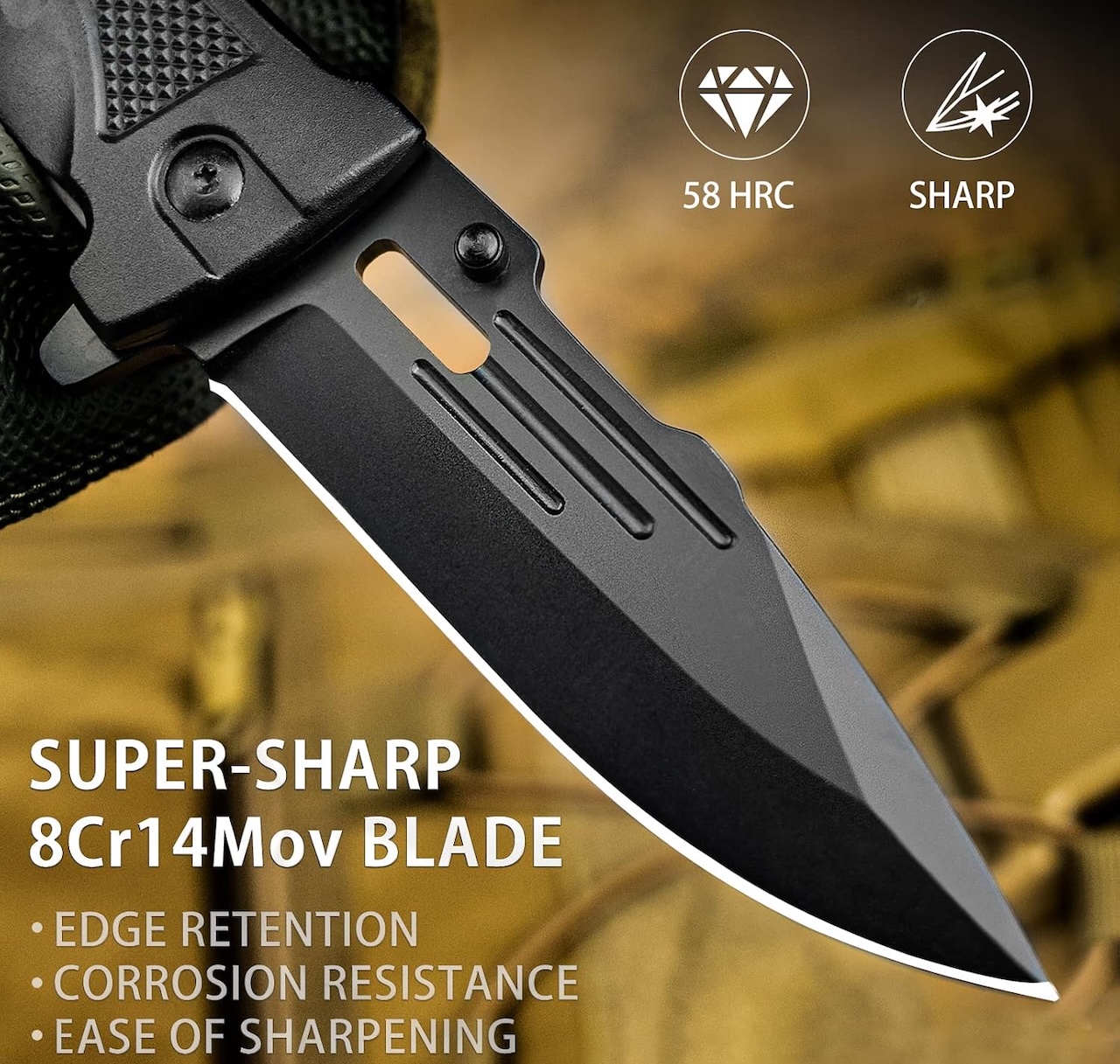 NedFoss Pocket Folding Knife DA75 3