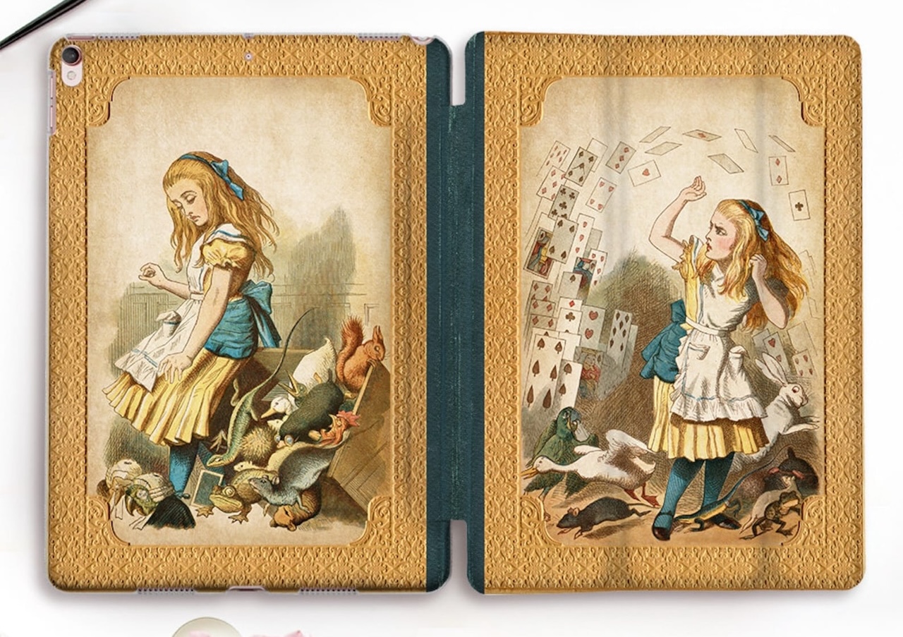 NewArtStudioUA Vintage Alice in Wonderland iPad Case