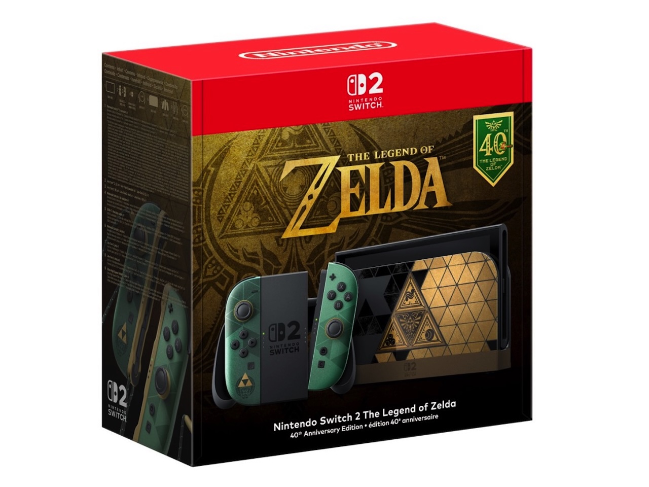 Nintendo Switch 2 The Legend of Zelda 40th Anniversary Edition