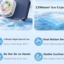 Nubia Magnetic Phone Cooler Neo Features