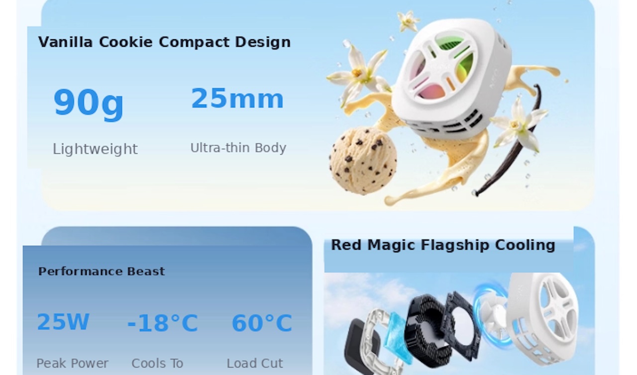 Nubia Magnetic Phone Cooler Neo Specs