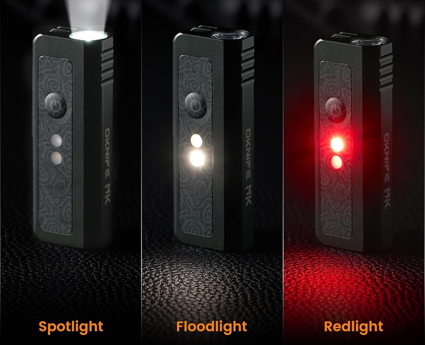 OKNIFE MK EDC Utility Gear with Flashlight, Knife & Screwdriver