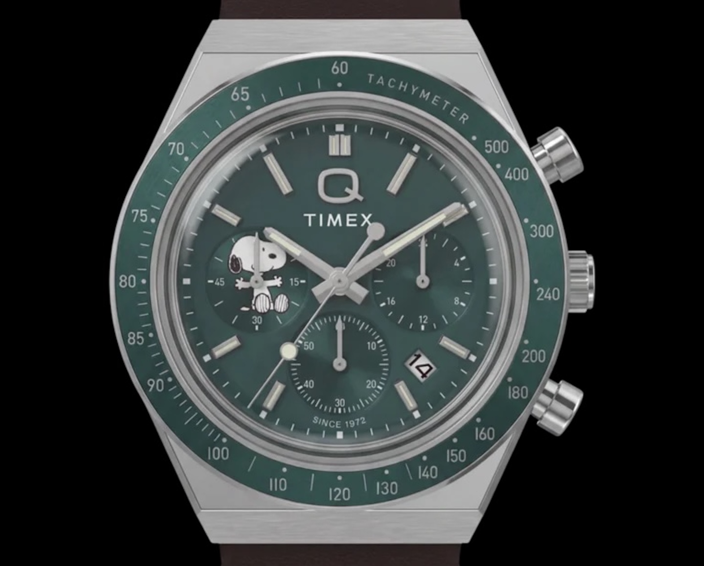 Peanuts x Q Timex Chronograph