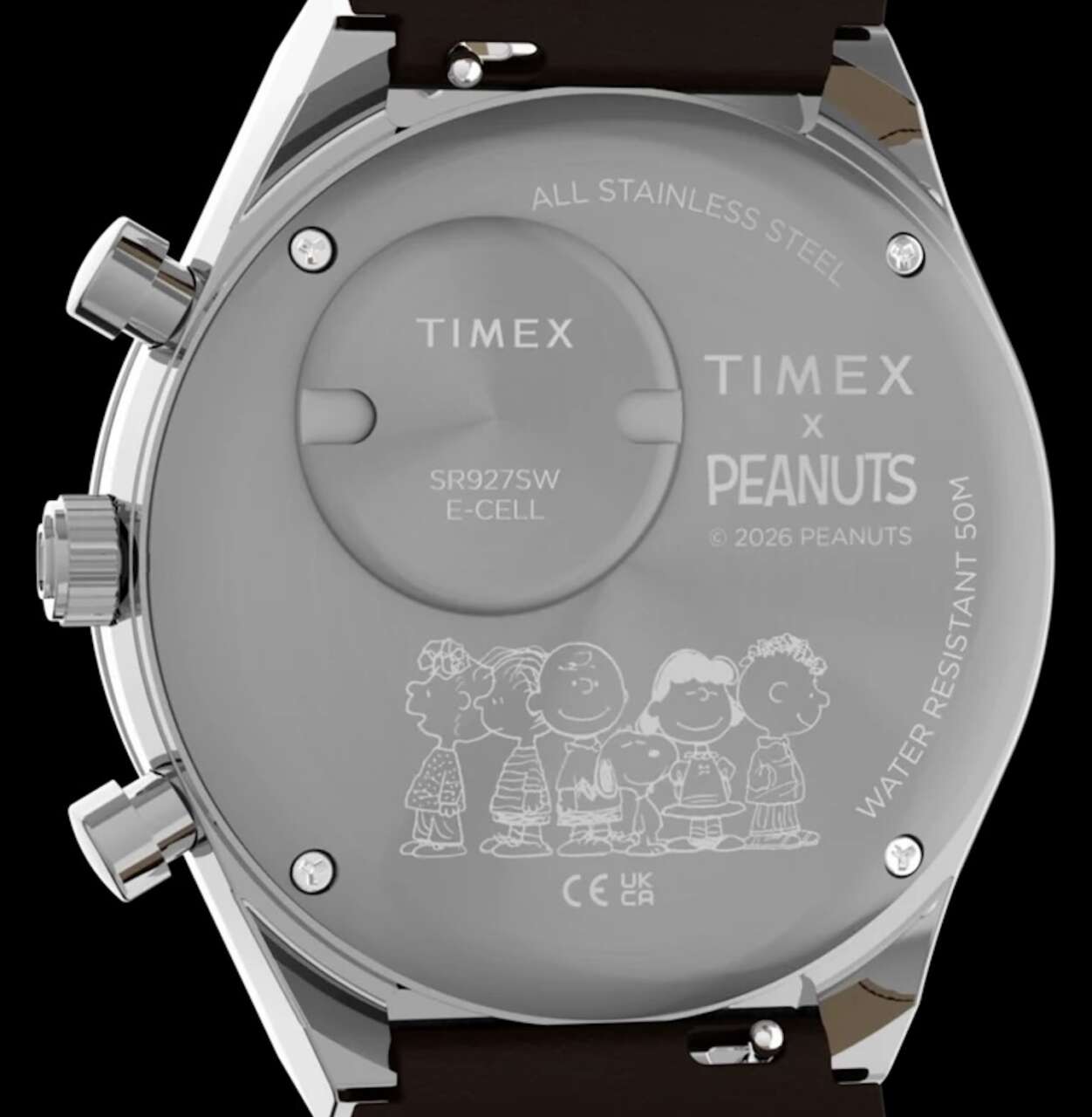 Peanuts x Q Timex Chronograph