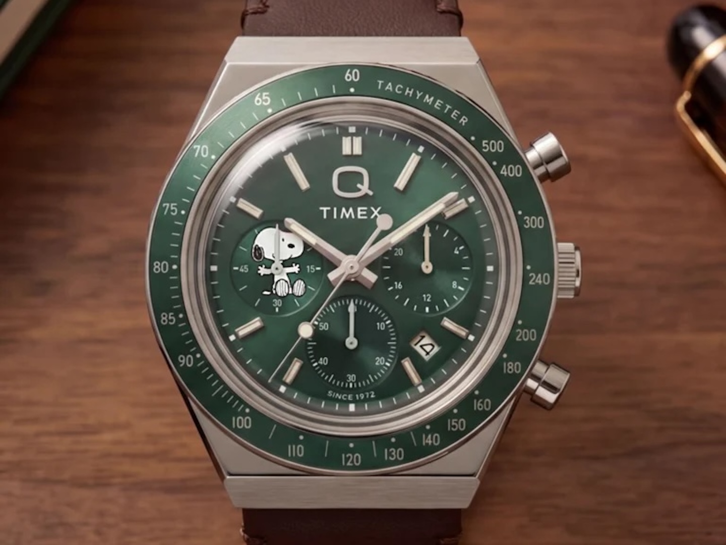 Peanuts x Q Timex Chronograph