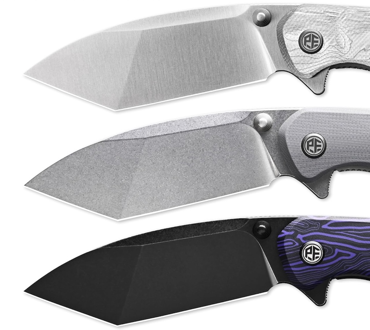 Petrified fish PFE20 Bat 3.2722 N690 Steel Satin Blade Pocket Folding Knife 4