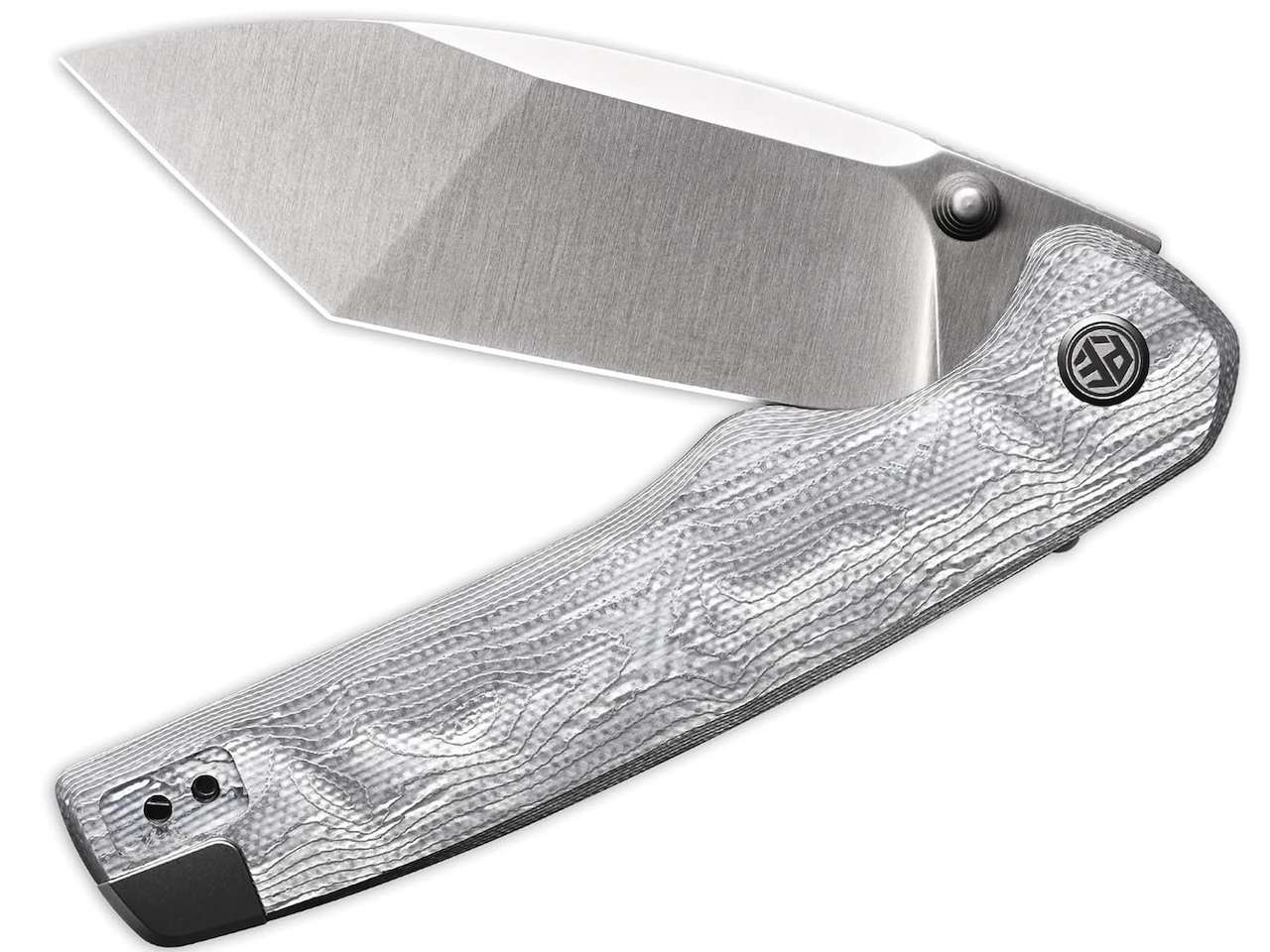 Petrified fish PFE20 Bat 3.27 N690 Steel Satin Blade Pocket Folding Knife 6