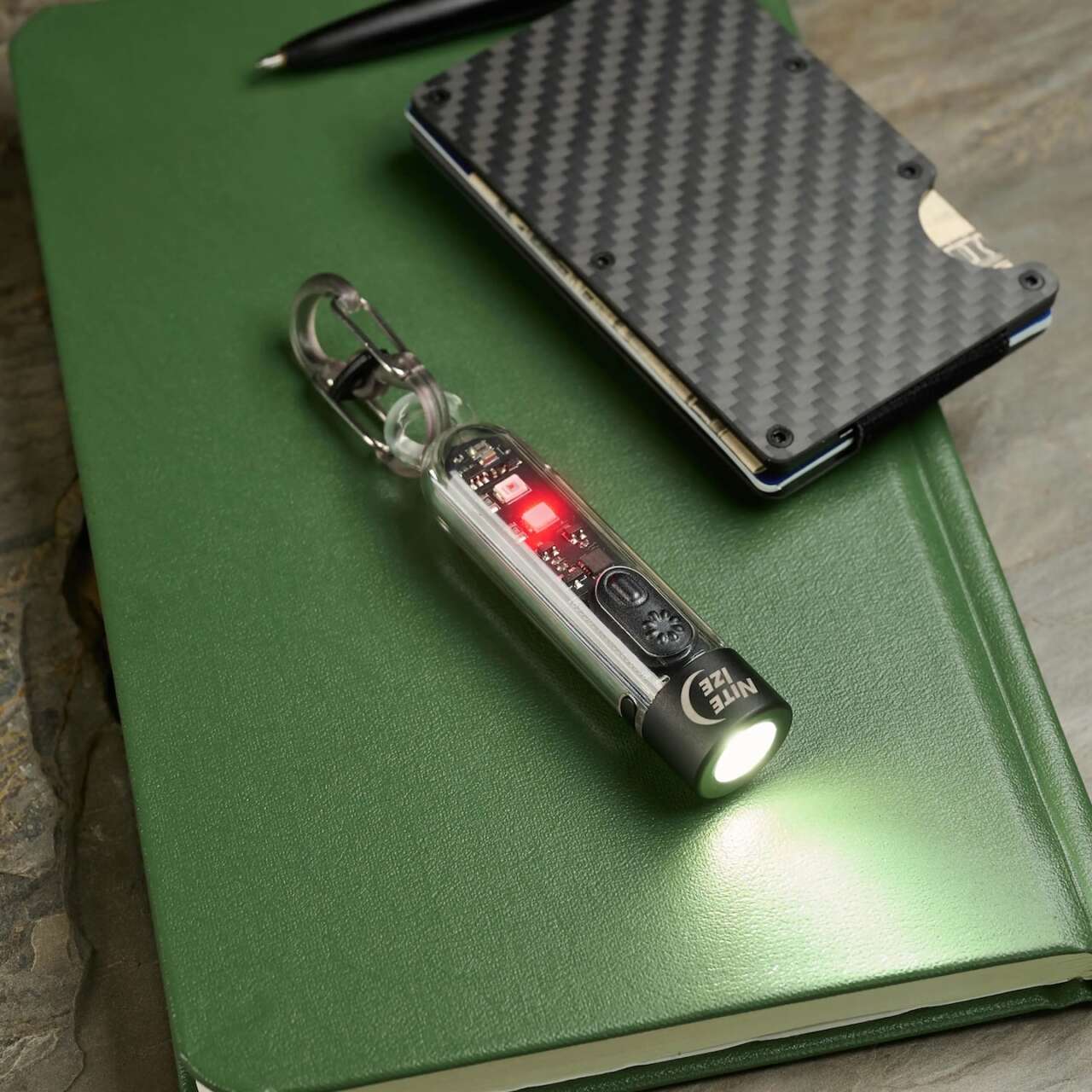 Radiant RF7 Rechargeable Keychain Flashlight