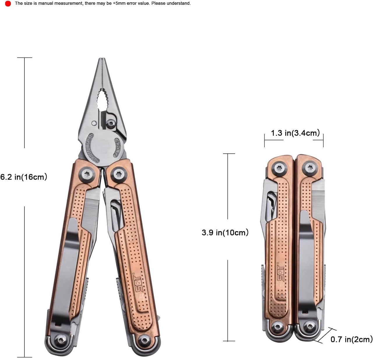 SQT2048-C 20-in-1 Multitool Pliers Design
