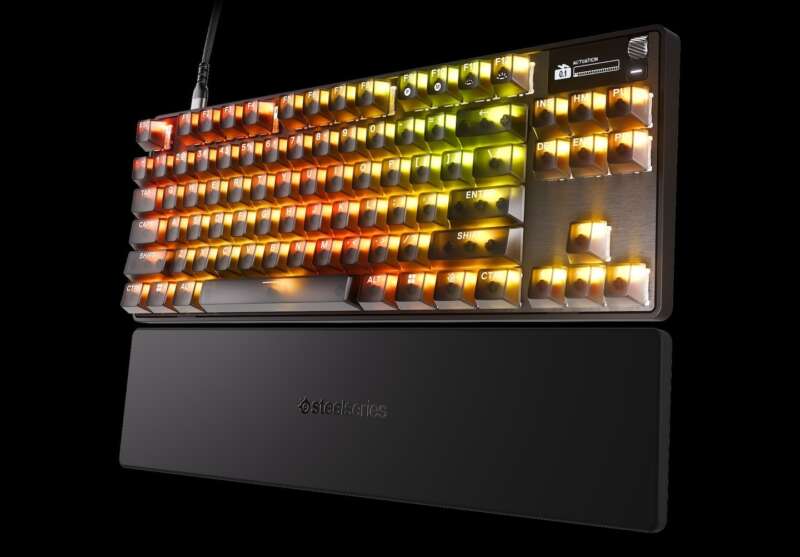 SteelSeries Limited-Edition Cyber and Steel Apex Pro TKL Gen 3 Keyboard