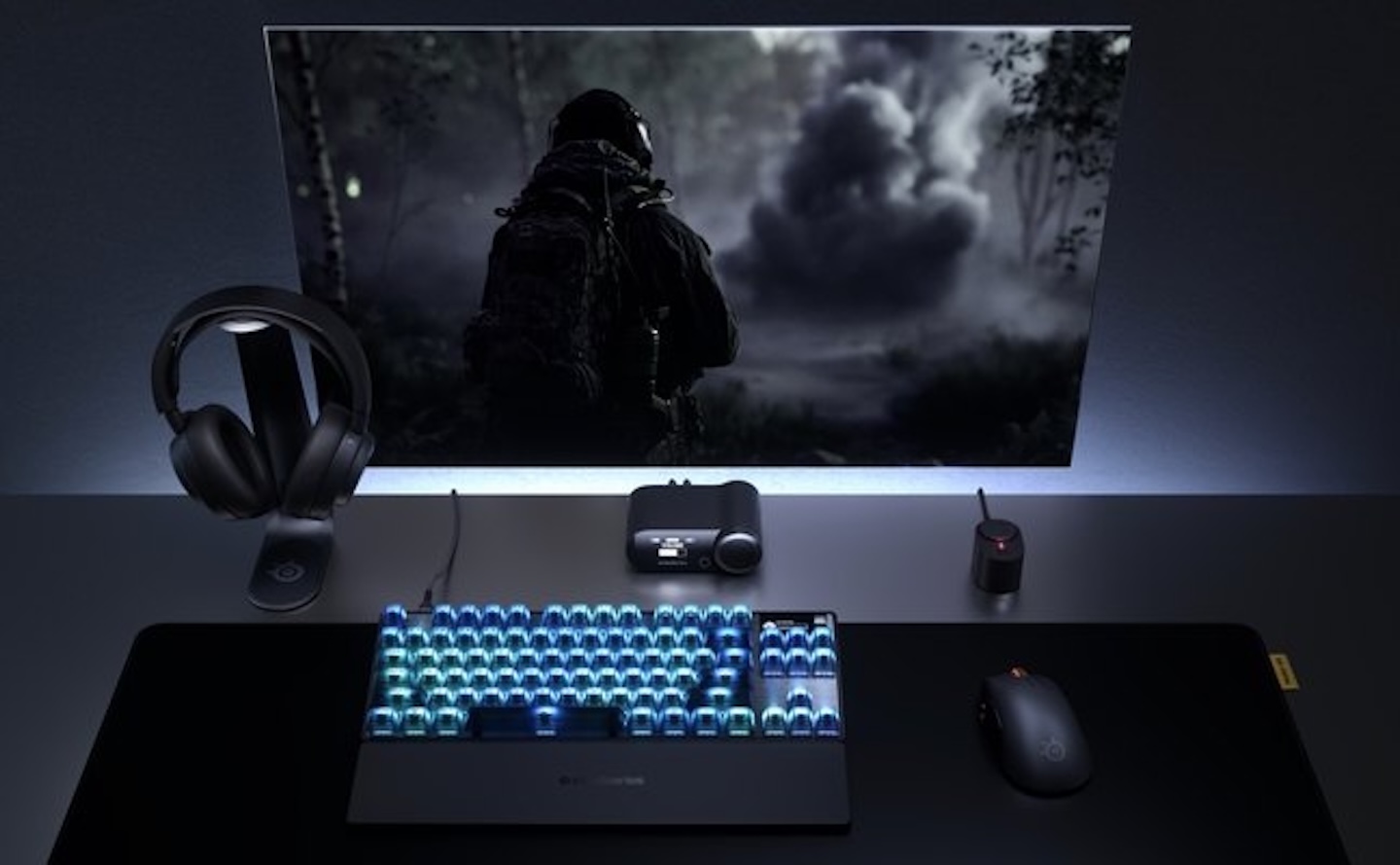 SteelSeries Limited-Edition Cyber and Steel Apex Pro TKL Gen 3 Keyboard