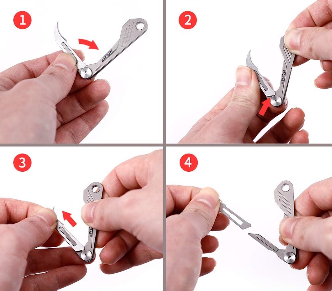 TACRAY Titanium Mini Knife