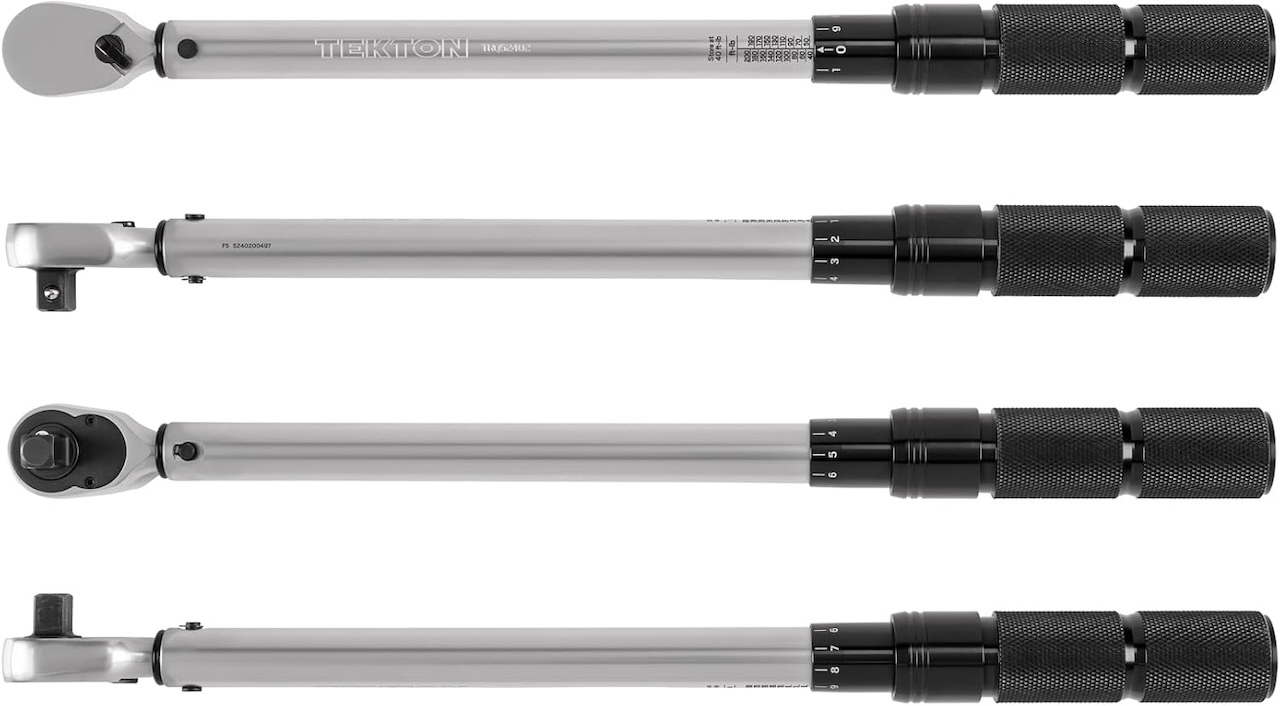 TEKTON 1:2 Inch Drive Micrometer Torque Wrench