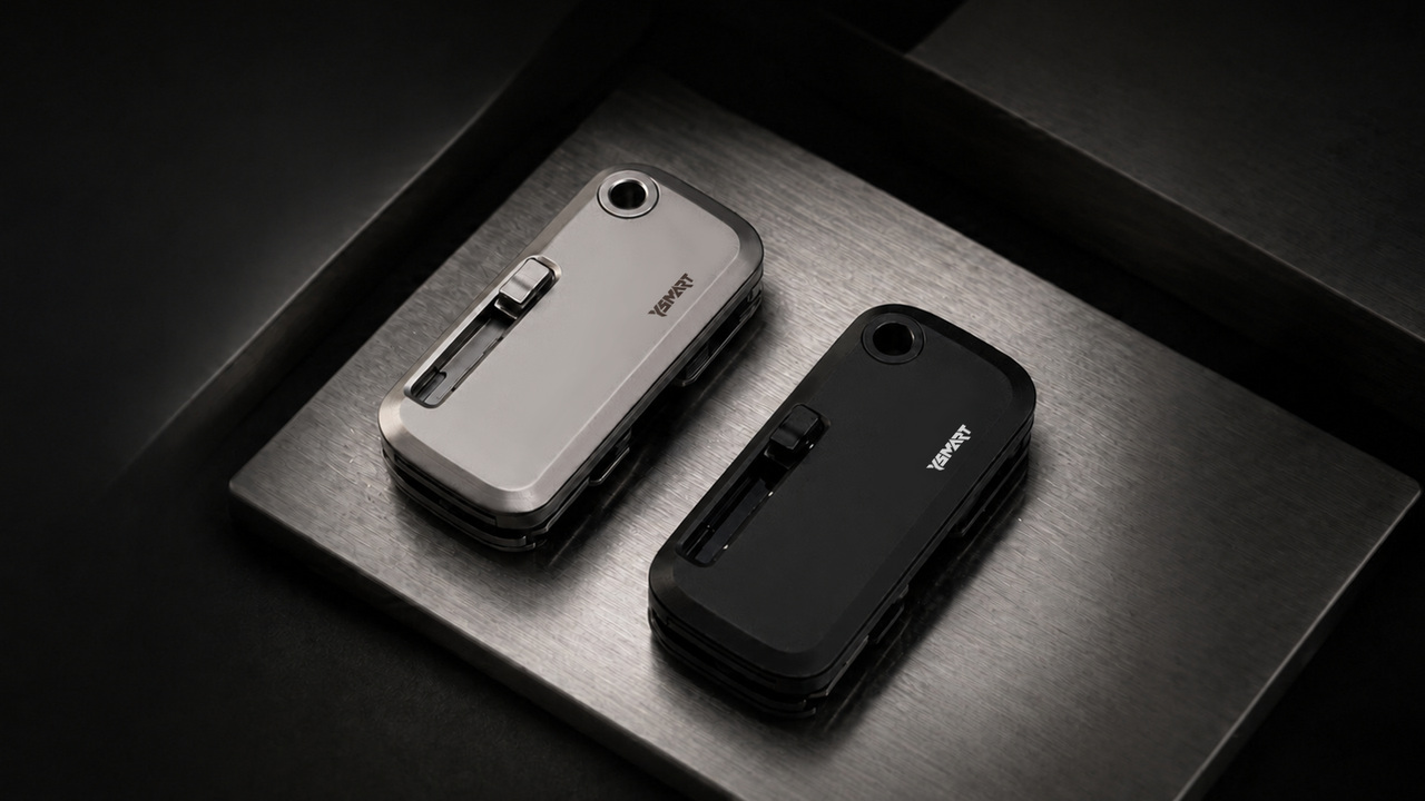Aluminum and titanium editions of the YSMART TOOLT side by side