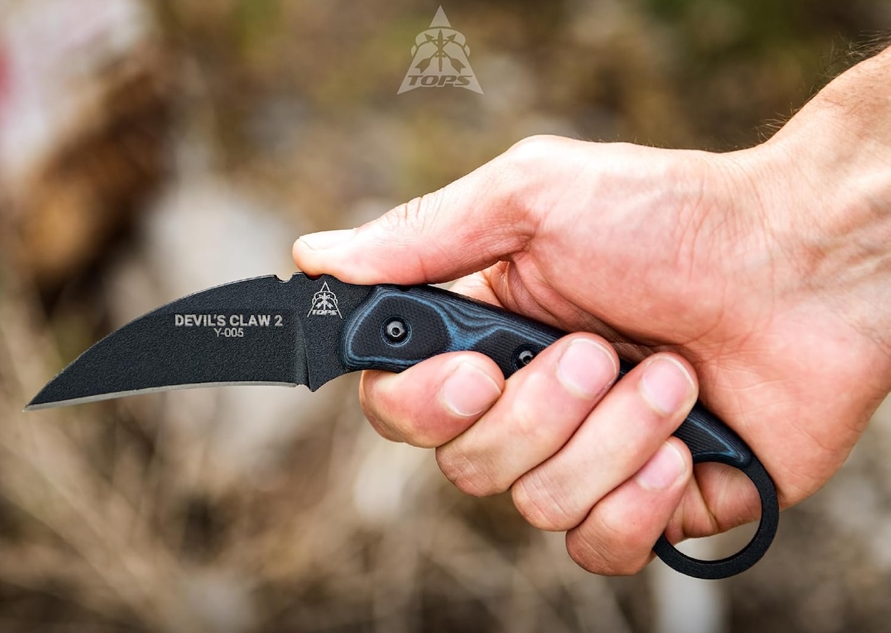 TOPS Knives Devil's Claw 2 Fixed Blade Knife