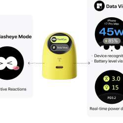 TORRAS FlashEye Dot 45W Smart Display Charger