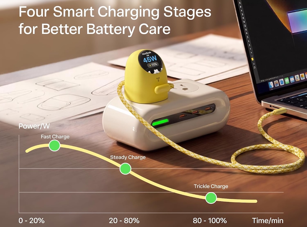 TORRAS FlashEye Dot 45W Smart Display Charger