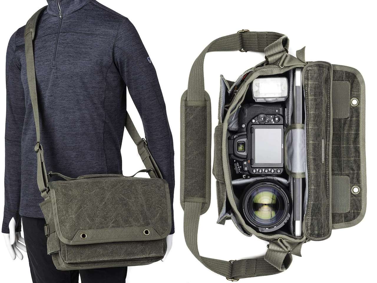 Think Tank Retrospective 7 V2.0 Camera Messenger Bag - Pinestone