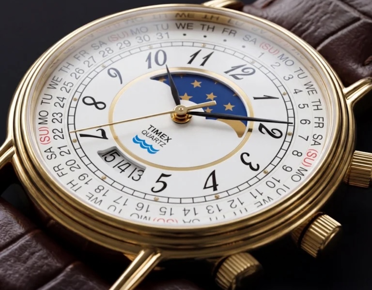 Timex 1990 Moon Phase Reissue