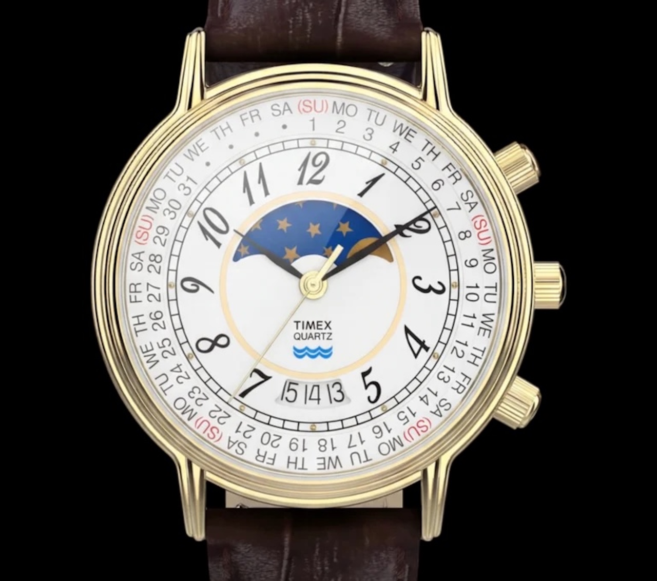 Timex 1990 Moon Phase Reissue