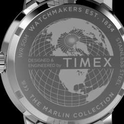 Timex Marlin Quartz GMT 40mm Stainless Steel Bracelet Watch
