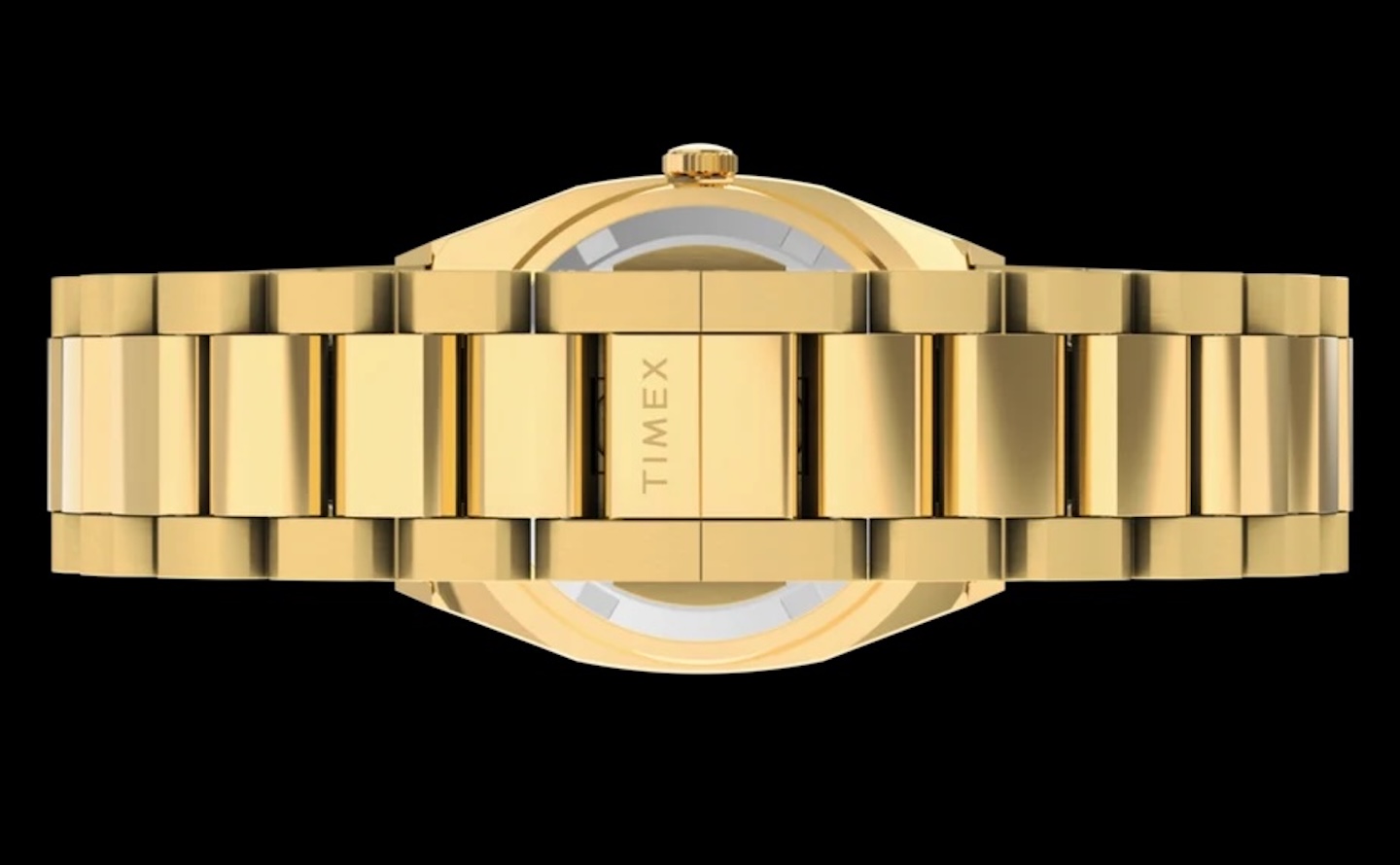 Timex Quartz E Line 30mm Stainless Steel Bracelet Watch Gold