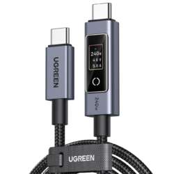 UGREEN Nexode 240W USB-C to USB-C Cable with TFT Smart Display