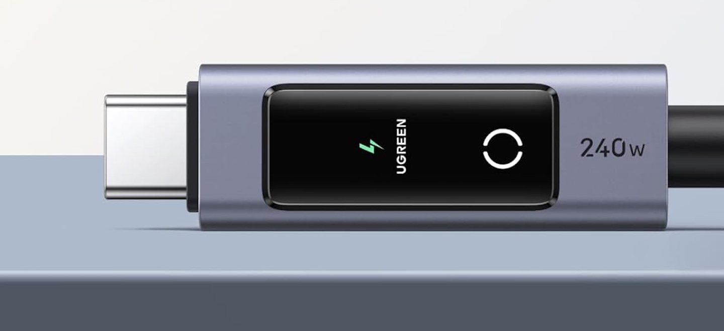 UGREEN Nexode 240W USB-C to USB-C Cable with TFT Smart Display