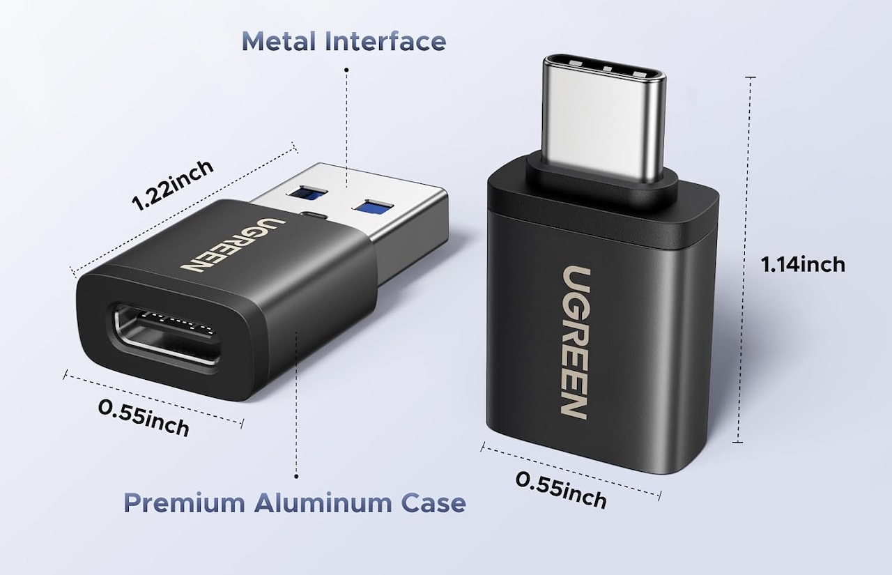 UGREEN USB to USB C Adapter Combo 4-Pack