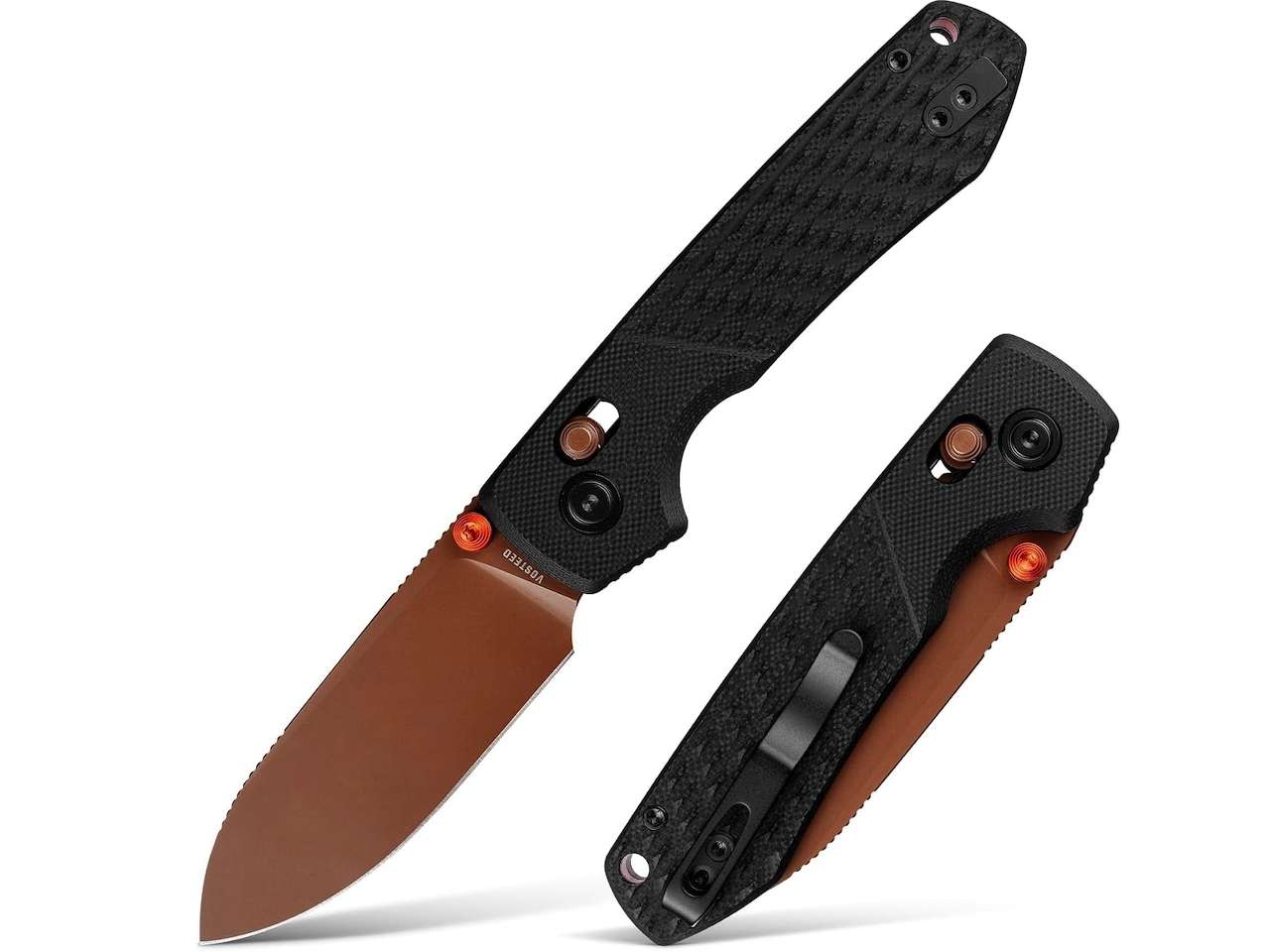 Vosteed Raccoon Crossbar Lock 2.0-3.17 inch Nitro-V Blade G10 Handle 2