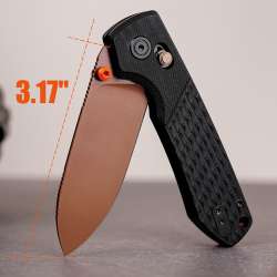 Vosteed Raccoon Crossbar Lock 2.0-3.17 inch Nitro-V Blade G10 Handle