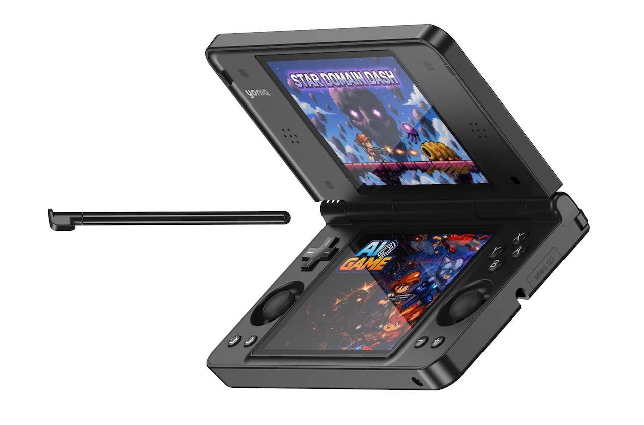 Yoniq Duo Dual-Screen Handheld Gaming Console 2