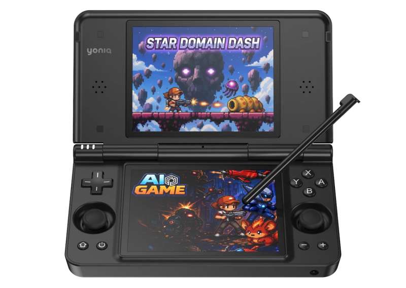 Yoniq Duo Dual-Screen Handheld Gaming Console