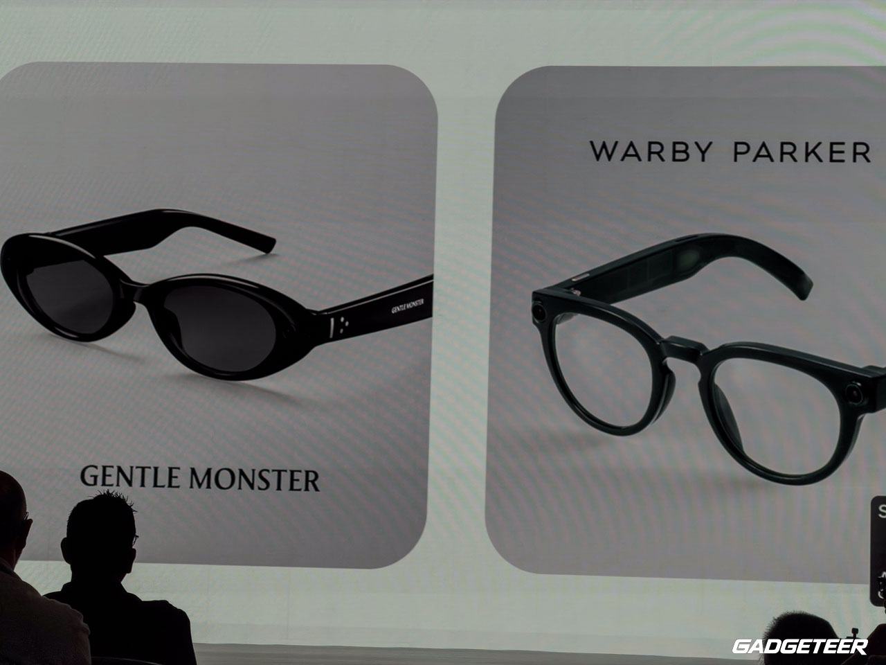 Google smart-glasses partners Gentle Monster and Warby Parker onstage