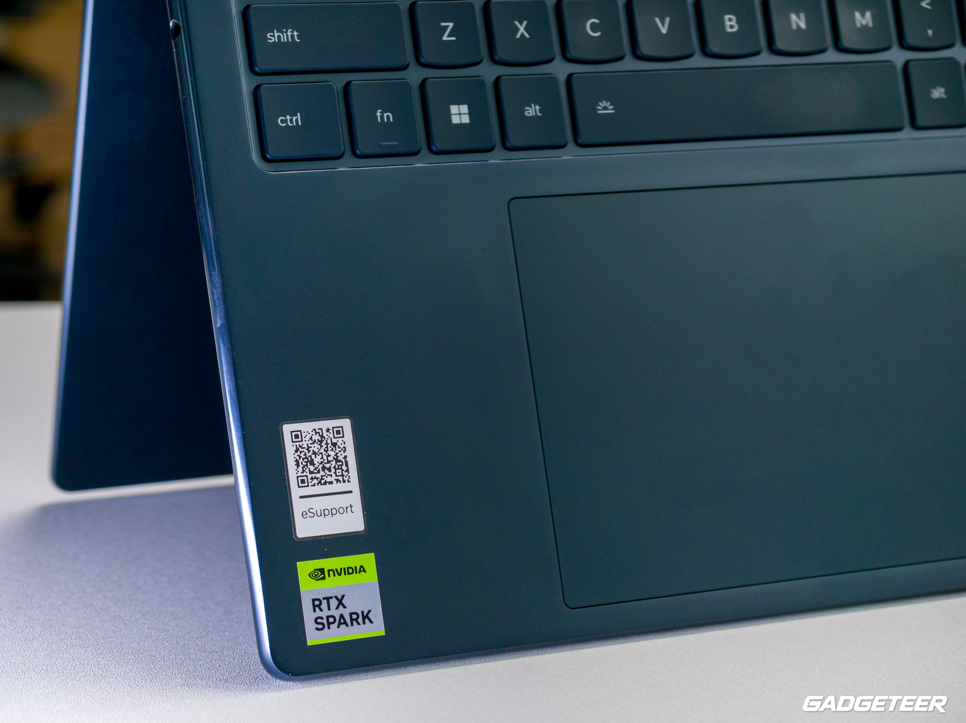 NVIDIA RTX Spark detail on the Lenovo Yoga 9n