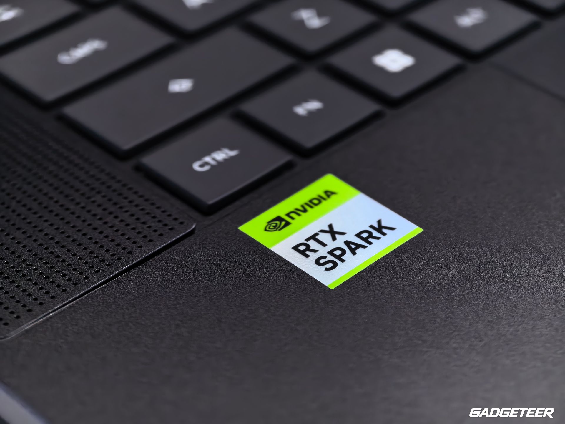 NVIDIA RTX Spark badge on the ASUS ProArt P16 palm rest.