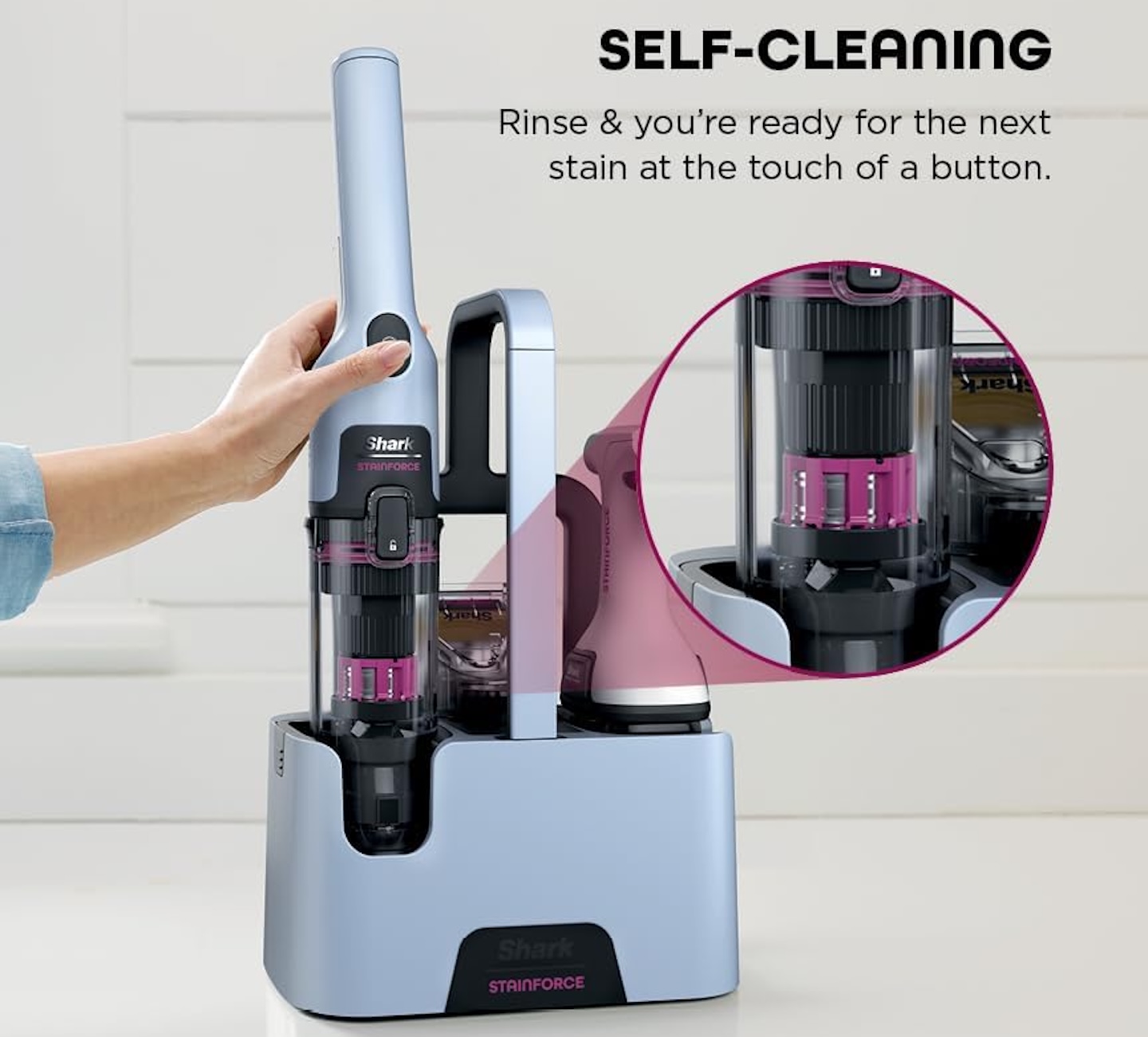 2 Shark StainForce Cordless Stain, Odor & Urine Remover