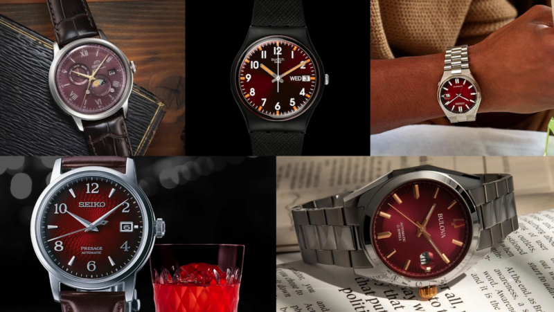 5 Red Watches That Add Warmth to Your Fall and Winter Wardrobe