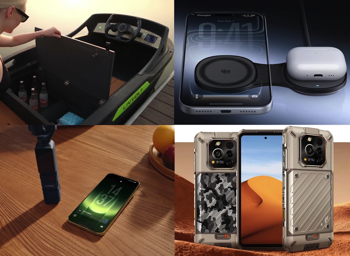 8 New Tech Products Worth a Look: AI Headphones, a Camera Phone, and More