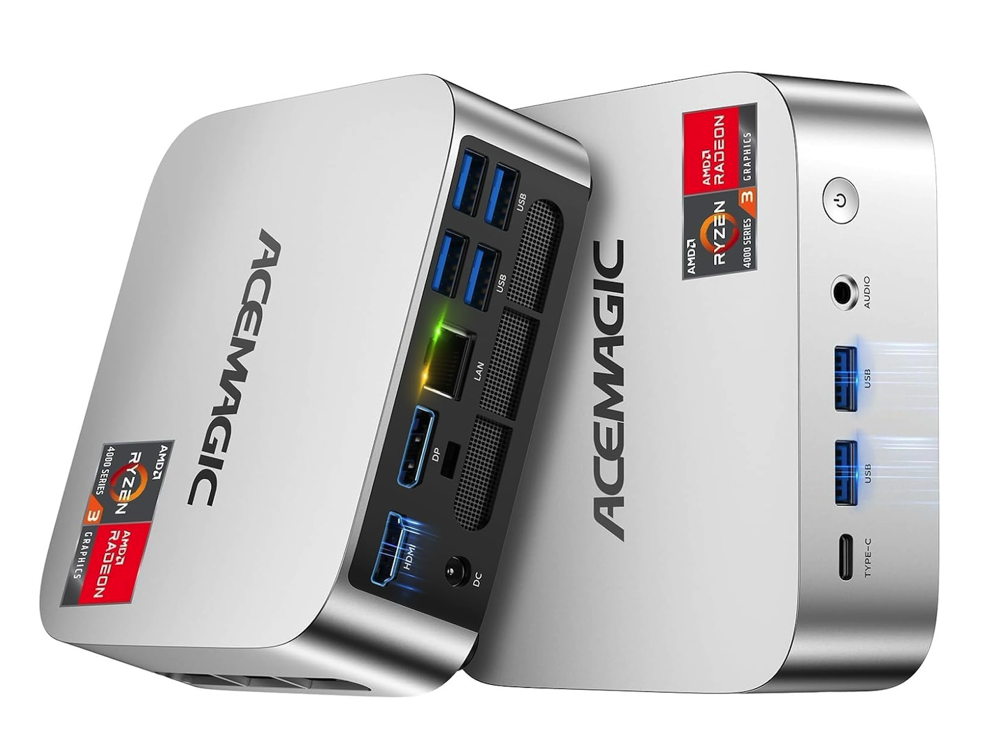 ACEMAGIC K1 Mini PC AMD Ryzen 7330U 16GB 256 SSD 4 Cores 8 Threads 4.3GHz