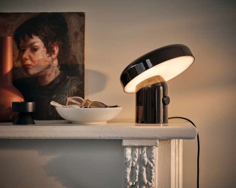 BLOMPRAKT Bluetooth speaker lamp