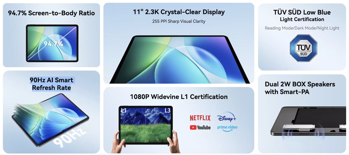 Blackview Zeno 6 Tablet Pros
